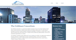 Desktop Screenshot of goldmanconsortium.com