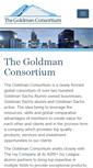 Mobile Screenshot of goldmanconsortium.com
